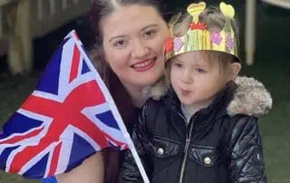 celebrating the coronation at Greenford