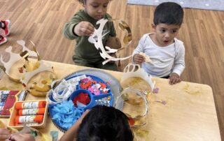making our own crowns at greenford nursery