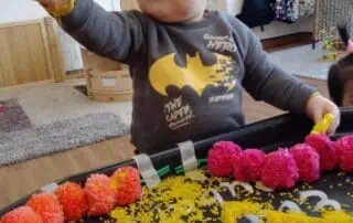 nursery child celebrating eid
