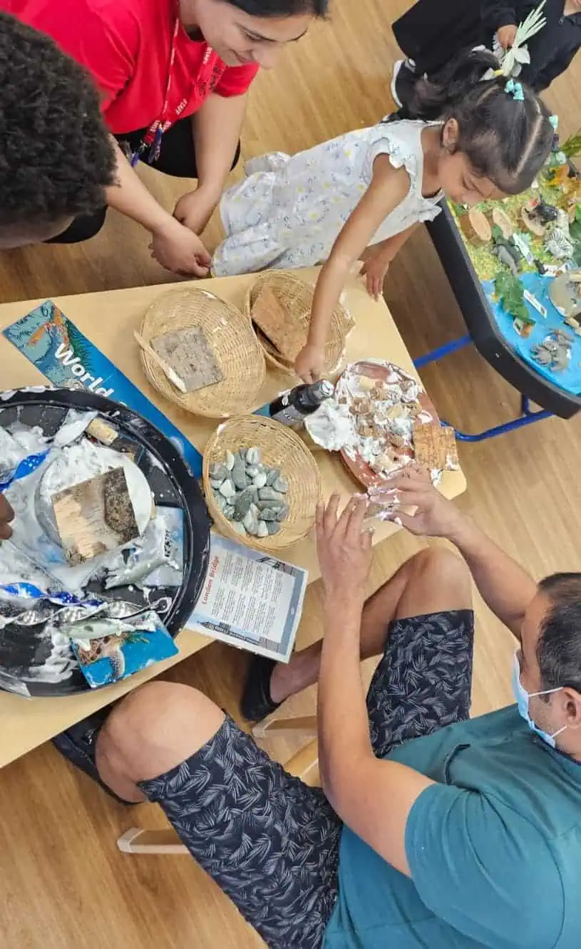 messy activities on fathers day