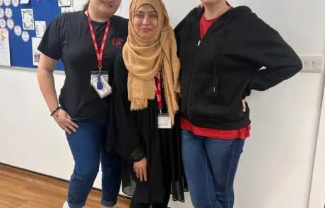 staff in their jeans for charity day