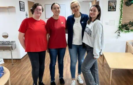 staff wearing their jeans