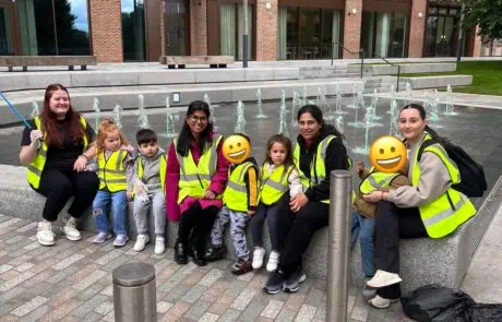 Greenford nursery children out in the community