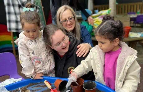 Learning about planting seeds