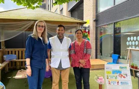 Nursery team enjoying Big Green Week